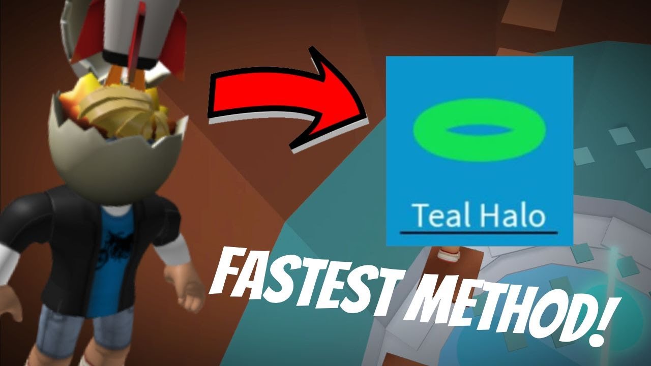 Fastest Method How To Get Teal Halo Quickly Tower Of Hell Youtube