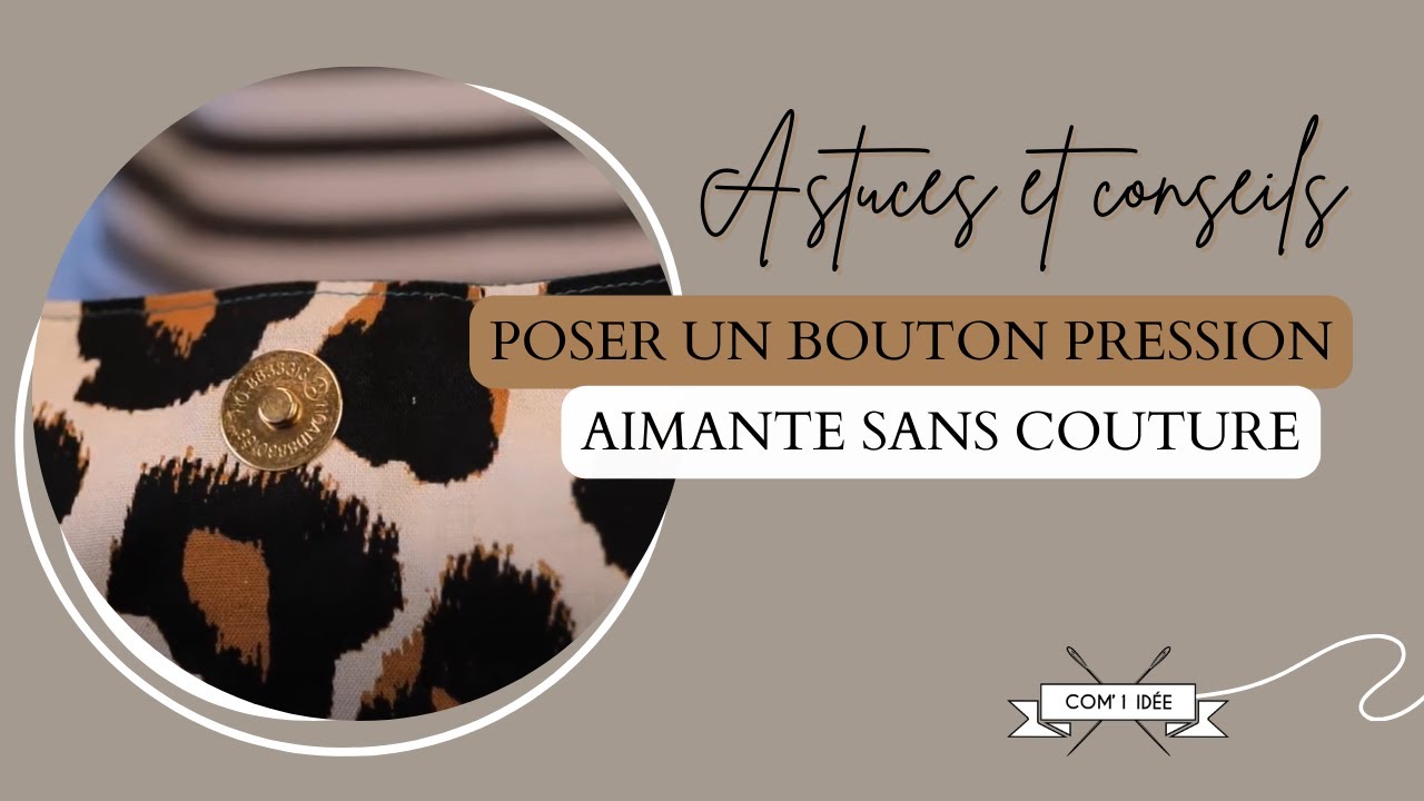 160 Pièces (40 Sets) Boutons Pression Aimantés 18 Mm - Fermoir Magnétique Pour Sacs Et DIY