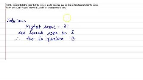 (iv) In an isosceles triangle, the vertex angle is twice either base angle. Class-7th