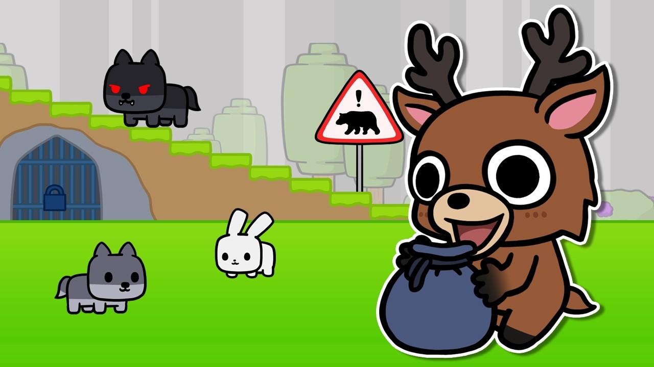 [99 Night in the Forest] Deer on Infinite Stairs 