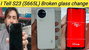 I Tell S23 Broken glass Replacement || I tell S23 Touch glass change by Rajpoot Mobile