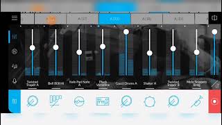 How I compose a beat on music maker jam mobile mixer (mmj) screenshot 2