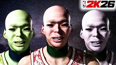 NBA2K26 ALIEN FACE CREATION