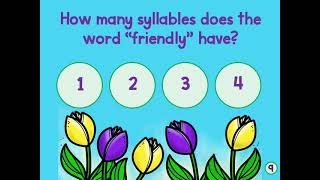 multisyllabic word games video game 1