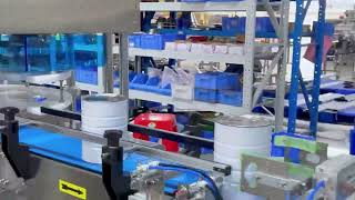 Fully auto can sealing machine #levapack