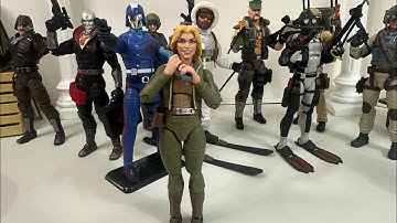 GIJOE Classified retro-carded COVER GIRL action figure review 