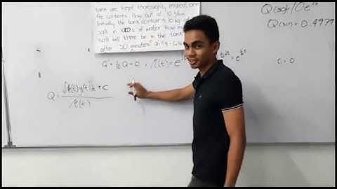 Ordinary Differential Equation-Mixing Problem