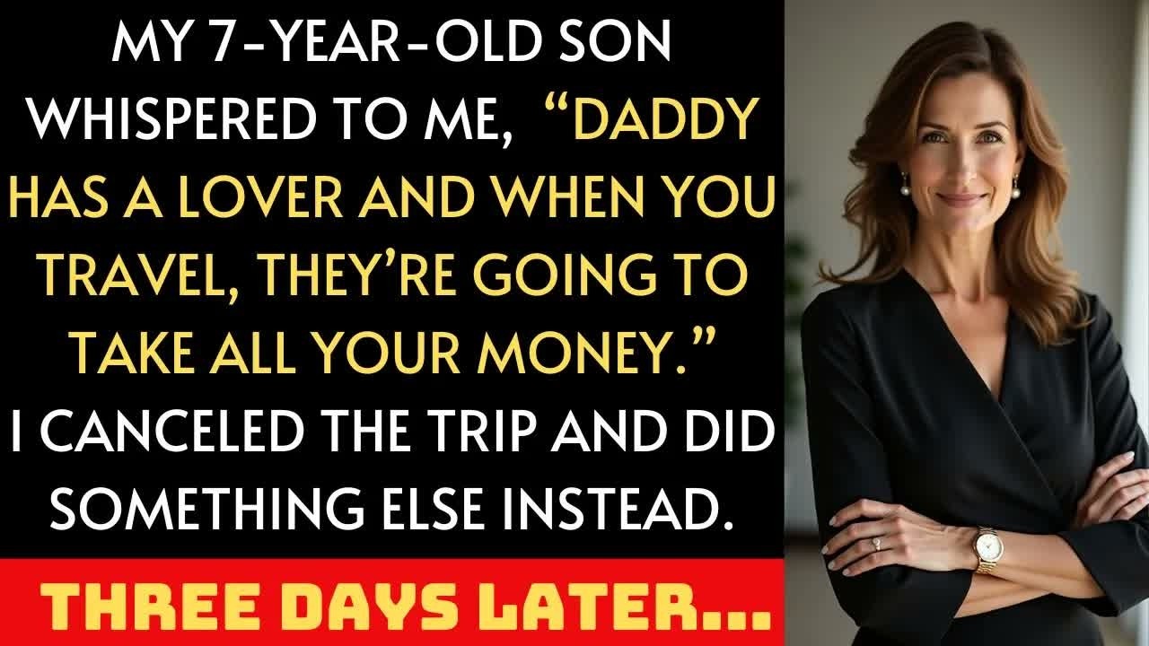 My son whispered to me, “Mommy, Daddy has a lover and they’re going to take all your money…