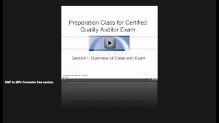 CQA Module One Overview of Exam