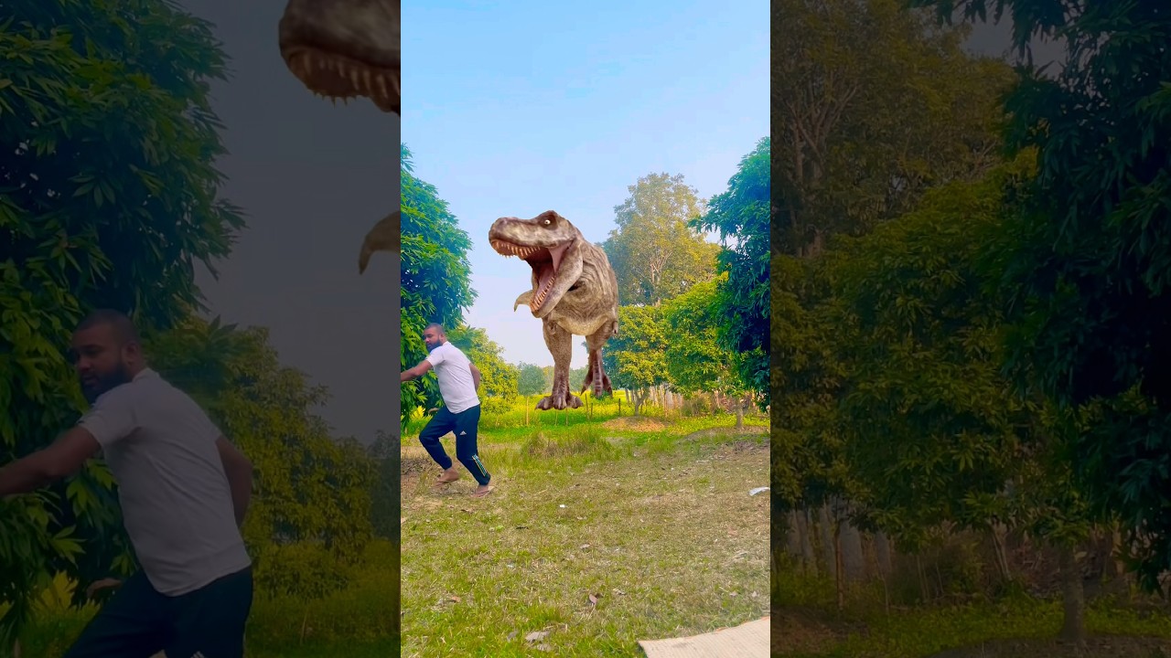 T-Rex Walk In and Attack | Dinosaur Attack In Real Life Videos | Dino Planet 