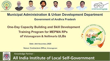 One-Day Capacity Building and Skill Development Training Program for Ward Secretaries Vizianagaram