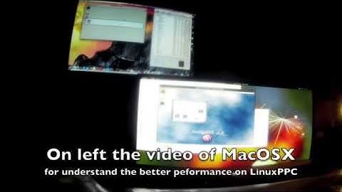 AmigaOs 4.1 on PowerMac G5 - LinuxPPC Host