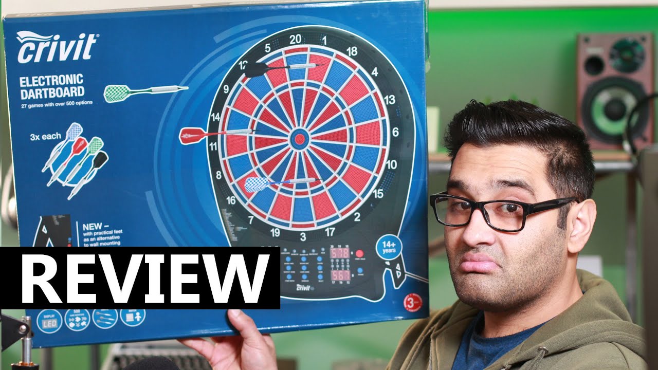 Lidl electronic dart board review and setup - YouTube