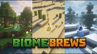 Biome Brews Addon for Minecraft Bedrock/pr 1.21+ | Biome Potions
