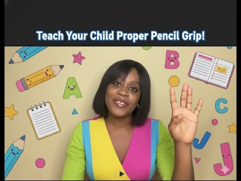 Middle Finger Using Text “Master Writing: How to Use Your Thumb, Pointer & Middle Finger ...