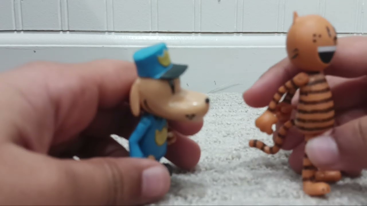 I played with dog man toys!