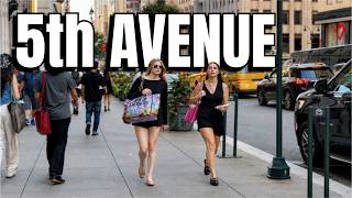 🇺🇸 NEW YORK CITY Walking Tour [4K] - 5th AVENUE During the FIFA World Cup ⚽☀️