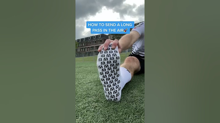 HOW TO send a long pass in the air💨