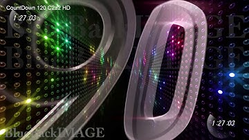 Countdown Numbers Digits timer count intro leader trailer CountDown 120 C2a2 HD