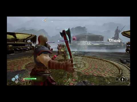 God of War 4 Gameplay Part 8 - Defeating Level 6 Purple Draugr ( PS4 )