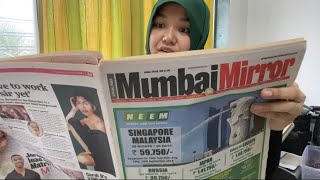 [ASMR] reading Times of India (old news/paper sound) screenshot 2