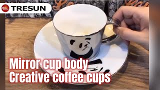 Personalized coffee cup, electroplated reflective creative design, Which one do you like