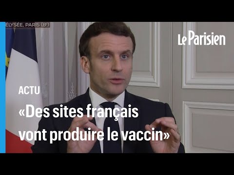 Covid-19 : Macron promet un vaccin pour «tous les Français qui le souhaitent» d’ici la fin de l