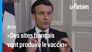 Covid-19 : Macron promet un vaccin pour «tous les Français qui le souhaitent» d’ici la fin de l