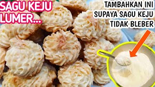 SAGU KEJU LUMER DAN TIPS SUPAYA TIDAK BLEBER SAAT DIPANGGANG