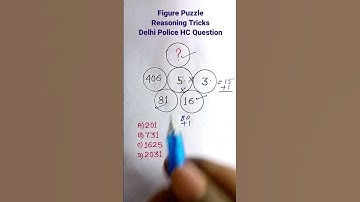 Missing Number| Reasoning Tricks| Reasoning in Hindi| Reasoning Classes for SSC CGL GD|#shorts