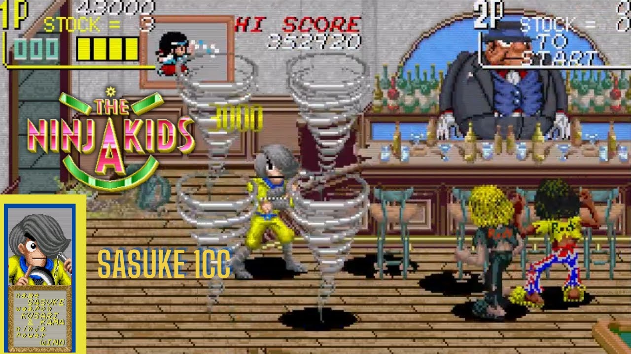 Ninja Kids - Sasuke 1CC - YouTube