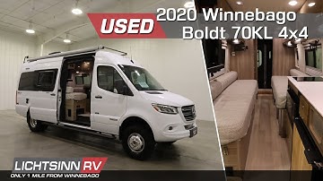 Used 2020 Winnebago Boldt 70KL 4x4 - Class B Diesel Camper Van - LichtsinnRV.com