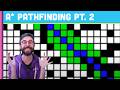 Coding Challenge 51.2: A* Pathfinding Algorithm - Part 2