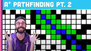 Coding Challenge 51.2: A* Pathfinding Algorithm - Part 2