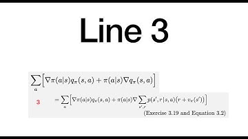 Line 3, Understanding Policy Gradient Proof