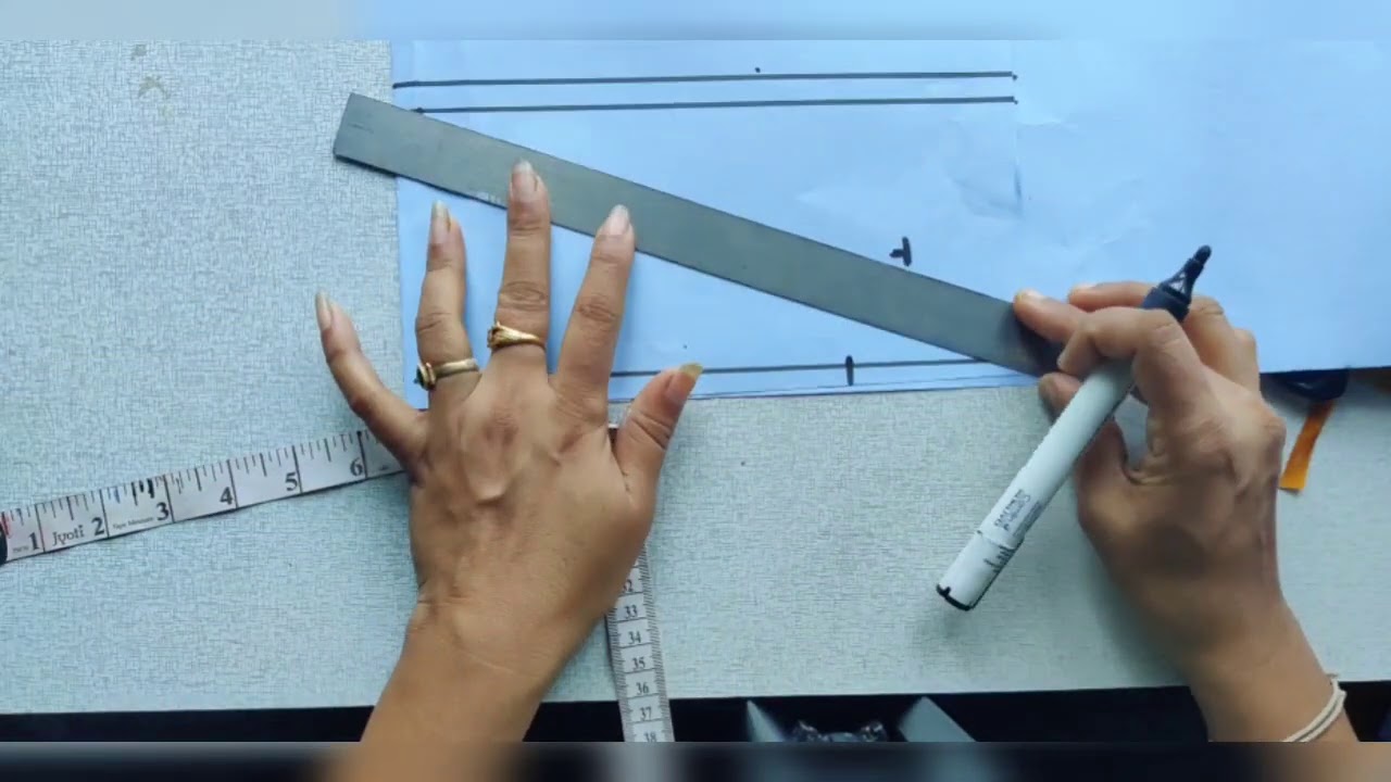 ( ಪಾಠ  -27 )..4inch ತೋಳು ಇದ್ದಾಗ ಯಾವ ರೀತಿ perfect ಆಗಿ cut ಮಾಡಬೇಕು ಅಂತ ನೋಡಿ