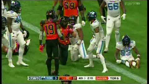 David Mackie #34 FB BC Lions  25 Jun 22