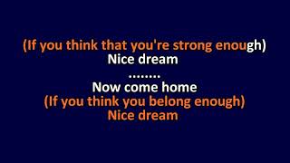 Radiohead - (Nice Dream) - Karaoke Instrumental Lyrics - ObsKure