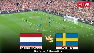 🔴Live : Netherlands vs Sweden I Video Game Simulation I Full Match Live Stream I 18 June, 2026 screenshot 3