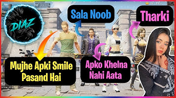 JOINING RANDOM SQUAD OF GIRLS LIKE A BOT | Shocking and Funniest Reaction Ever | DIAZ