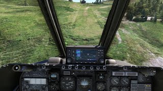 Azur Poly Bronco OV-10 in Croix de Coeur and Verbier, Switzerland. Microsoft Flight Simulator