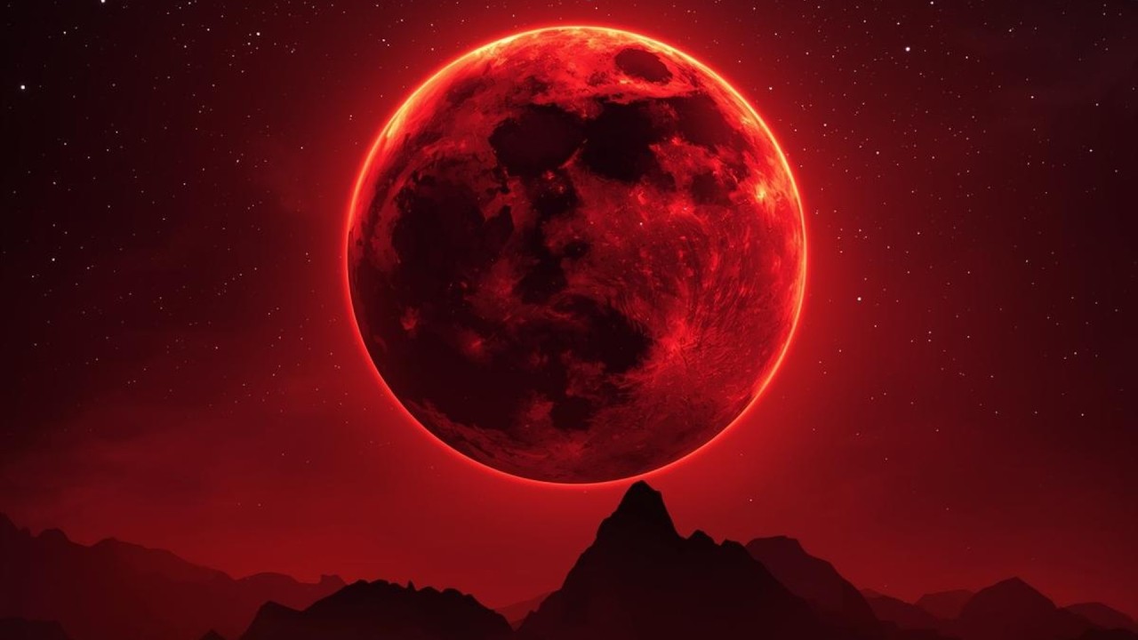 LIVE Total Lunar Eclipse in Virgo Blood Moon Meditation