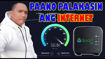 How to speed up internet connection on smart bro LTE home wifi