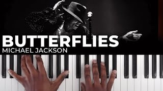 How To Play "BUTTERFLIES" By Michael Jackson | Piano Tutorial (Neo Soul R&B) - r&b song piano intro