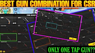 Best Gun Combination For Cs Rank😱All Armory Gun Combination Details