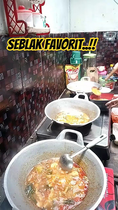 Belum sempat nyalain kompor, orderan udah nongol 💕🔥#jogjafood #jajanan #SeblakSedayu