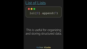 Python List of Lists Advanced