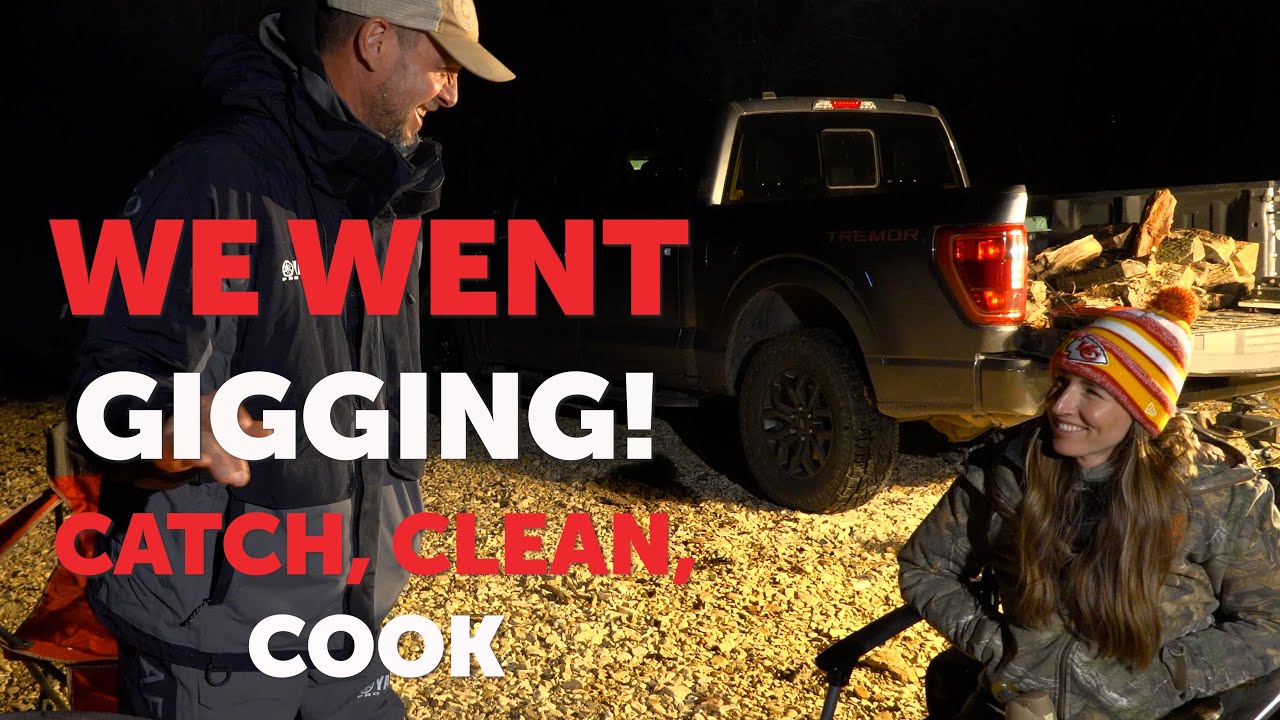 Gigging the BEST Fish I Have Ever Eaten! (Catch, Clean Cook)