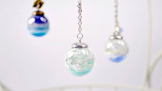 【玩9創意】UVレジン日本清原UV膠教學-雲朵玻璃球