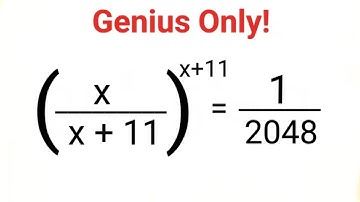 Only a Genius can solve this challenging math question! #maths #findx #indices #fastandeasymaths